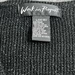 Work In Progress Black Cardigan Sequins Shimmer Holiday Vintage Inspired Large Photo 5