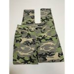 Black Orchid  Womens Vintage Camo Denim Pants Skinny Green Size 27 Photo 2