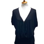 Young Fabulous and Broke Faux Wrap Jumpsuit Black Size M Minimalist Classic Boho Photo 5