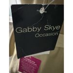 Gabby Skye Occasion Gold Fit & Flare Cocktail Dress, Homecoming, NWT, Size 6 Photo 7