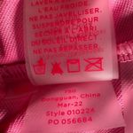 Lilly Pulitzer Ressina Pink Green Floral Square Neck Puff Sleeve Bikini Swim Top Photo 5