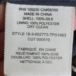 Joie  Silk Layered Halter Camisole Navy Red White Print Size Large Photo 5