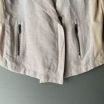 Nic+Zoe  sz XS linen zip cream blazer‎ jacket NWOT Photo 8
