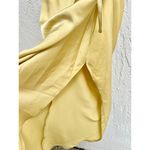 NWT Mable Sonny One Shoulder Satin Sheen Mini Dress Mustard Women's Size Small Yellow Photo 8