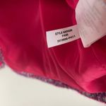 J.Crew  Womens Blazer Fitted Jacket Pink Purple Gold Pockets Size 2‎ Autumn Tweed Photo 5