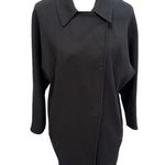 Topshop Mid Length Coat Black Size 4 Petite Photo 6