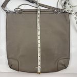 Rebecca Minkoff Crossbody Reagan Leather Hobo Shoulder Bag Smokey Taupe Purse Photo 10