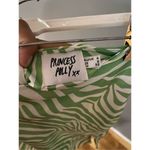 Princess Polly Clueless Zebra Print Mini Skirt Green and White Size 0 Photo 5