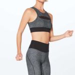 Lululemon 8 Run The Day Bra in Fractal Dark Starlight Black / Black Photo 2