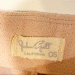 Brandy Melville John Galt  One Size Pink Velvet Mini Skirt Skater Faux Suede Photo 2