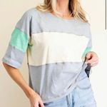 Anthropologie Saturday Sunday By Color Block Tee Size S Photo 0