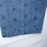 White Stag  8 Embroidered Jeans Capri Pull On Pants Photo 3