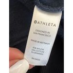 Athleta  Charcoal Gray Asymmetrical Zip up Hoodie Jacket Women's XL Ribbed Cuffs Photo 5