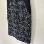 Grace Elements Black Jacquard Sleeveless Straight Sheath Dress ~ Size 6 Photo 7