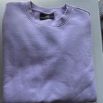 H&M light purple unisex relaxed fit crewneck Photo 2