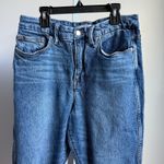 Good American sz 10/30 blue denim distressed jeans Photo 2