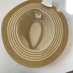 C&C California  Tan Gold trim summer hat OS NWT Photo 2