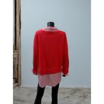 Tommy Hilfiger Layered Look Red Collared Shirt Sweater Size XXL Photo 1