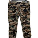 Nili Lotan Jenna Camo Print Pants Cropped Cargo Pant Green Brown Size 2 Photo 3