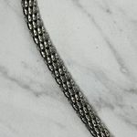 Rhinestone Heart Flower Chain Belt Y2K Silver Tone Metal Links OS ✨ Photo 7