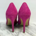 Marc Fisher Woman's Pump Heels 7 Pink Faux Suede Barbiecore Formal Party Photo 5