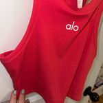 Alo Yoga NWOT Alo Candy Red Aspire Tank Photo 4