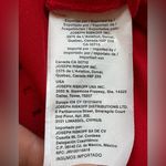 Joseph Ribkoff  Limited Red Sleeveless Round Neck Cut Out Block Pattern SZ 6 Photo 11