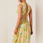 ASTR The Label Noya Floral Pleated Cutout Maxi Dress-S Photo 4