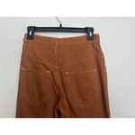 Isabel Marant  Lirokae Herringbone High Rise Pleated Jeans Terracotta FR 36 US 4 Photo 7