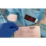 NWT Lafee Jasmine FORMAL PARTY Halter Sequin Blue Paisley Dress SZ 12 TROPICAL Photo 10