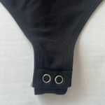 EXPRESS body contour long sleeve high neck bodysuit cutout size small black Photo 3