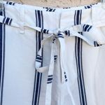 Rag and Bone Oasis high-waist straight-leg striped cotton-linen pants size 2 XS Photo 7