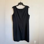 Mary McFadden Black Shift Sleeveless Tank Dress Womens 14 90s Classic Photo 3