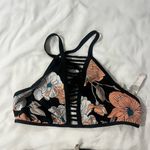 Adidas Black Bikini with Floral Accents Photo 1