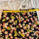 Dana Buchman  Floral Silk Skirt Women’s Sz‎ 14 Pencil Midi A Line Zip Lined Photo 10