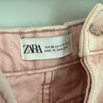 ZARA  High Rise Pink Distressed Women's Shorts- Size 4 Photo 1