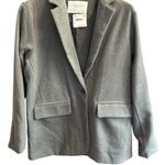 American Eagle Women's Gray Blazer Jacket Size M Casual Tailored Fit new Photo 0