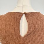 ASTR The Label Plisse Cap Sleeves Maxi Dress Nordstrom Party Minimalist Brown Photo 8