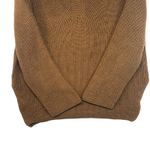 Les Copains Brown Turtleneck Sweater Wool Italy Classic Heavy Old Money Sz 48(L) Size L Photo 3