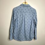 Old Navy Polka Dot Button Down Denim Shirt Photo 4