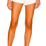 Free People  We The Free Lasso Optic White Jean Denim Shorts Photo 0