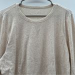 Aerie Cream Long Sleeve Ribbed Knit Crewneck Pullover Top Sz XXL NEW Photo 1