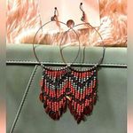 Boho style beaded western earrings Photo 0