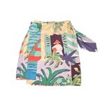 Ralph Lauren Country Silk Skirt Vintage 90s Tropical Print Resort Wear Rare Med Photo 2