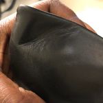 Calvin Klein Stunning Black Leather corporate Office siren core pumps 3” heels-Size 9M Excellent condition, minor creasing (last pic) #goth #grunge #whimsygoth #preppy #academia Photo 4