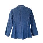 Vintage 70s Pentimento Denim Jean Jacket Fitted Blazer size small Blue Photo 4