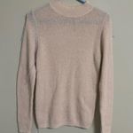 ZARA  Sweater Women Size Large Beige Wool Alpaca Pullover Knit Crew NEW Photo 0
