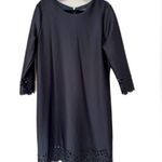 Allen B.Laser Cut Scuba Classic
Evening Dress ABS Black Size XL Photo 0