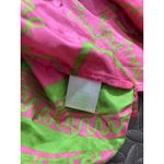 Lilly Pulitzer RARE  Silk Elsa Top Queen of Hearts Pink Green XS‎ Womens Photo 3