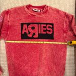 VANS x Vault Aries Sweatshort Maroon Tie Dye Women's Size Small Red Photo 4